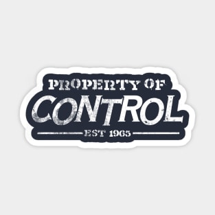 Property of CONTROL, distressed Sticker